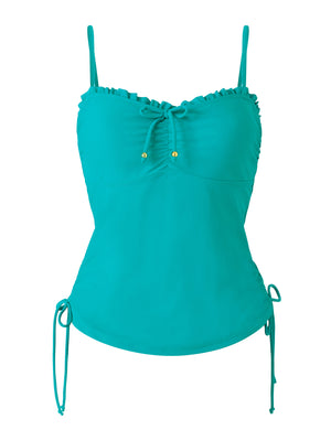 Teal Underwired Frill Bikini